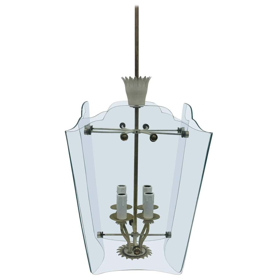 Pietro Chiesa for Fontana Arte Lantern Pendant, circa 1935