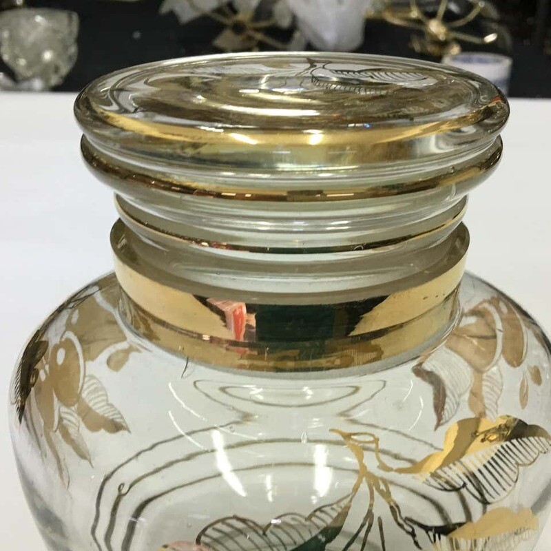 Mid-Century Modern Italian Glass Set for under Spirit Cherries, circa 1950