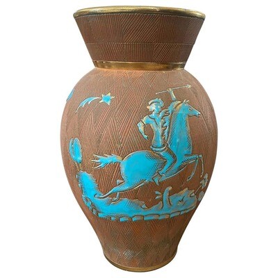 1950s Mid-Century Modern Ceramic Italian Vase by Fantechi