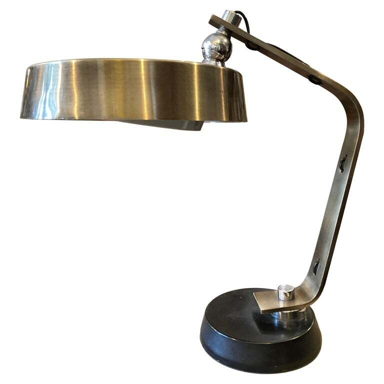 1970s Space Age Italian Table Lamp in the Style of Arredoluce