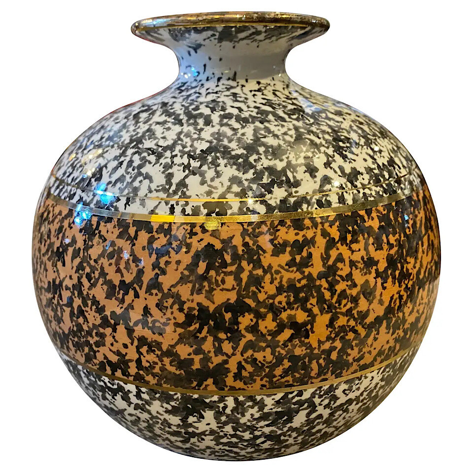 1970s Mid-Century Modern Ceramic Italian Vase