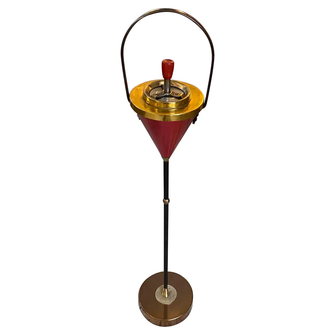 1950s Mid-Century Modern Italian Column Ashtray