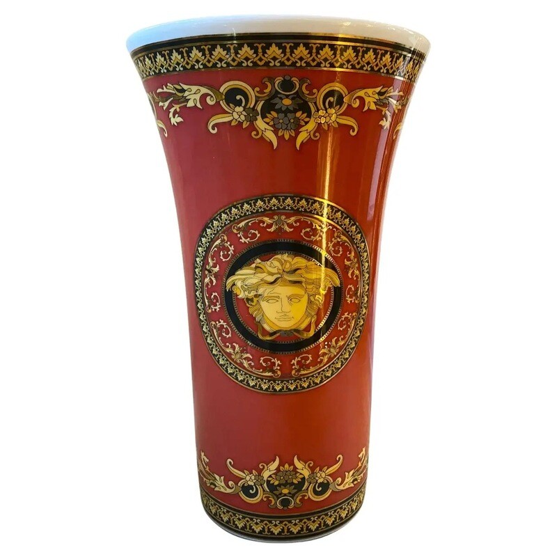1990s, Iconic Porcelain Medusa Vase Designed by Gianni Verace for Rosenthal