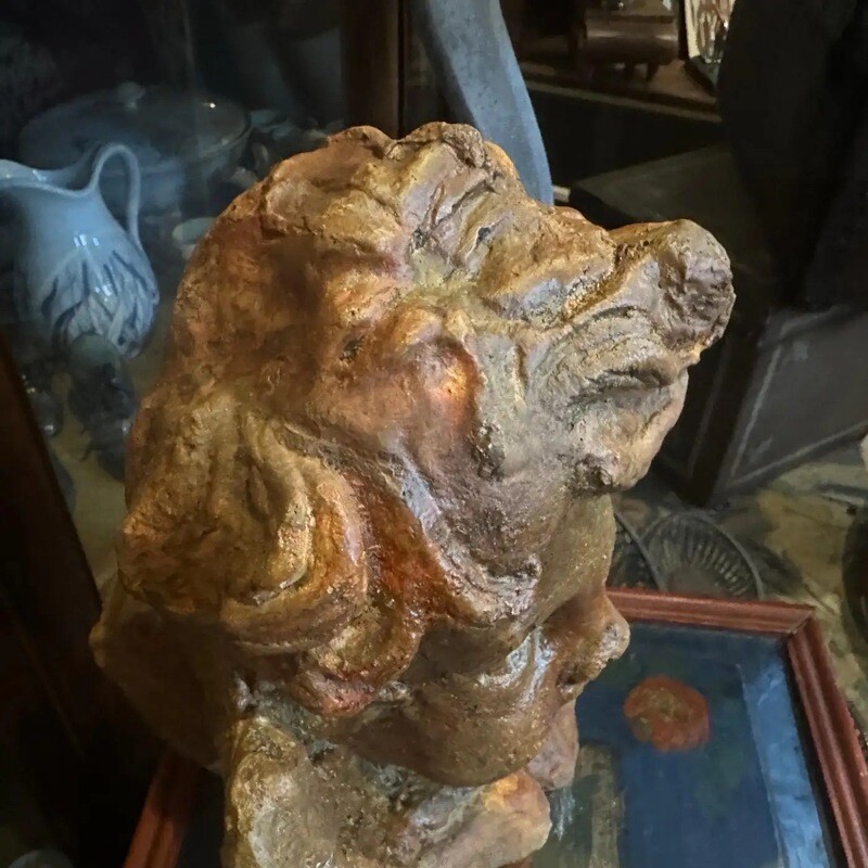 Two 1930s Baroque Style Stone Sicilian Angels