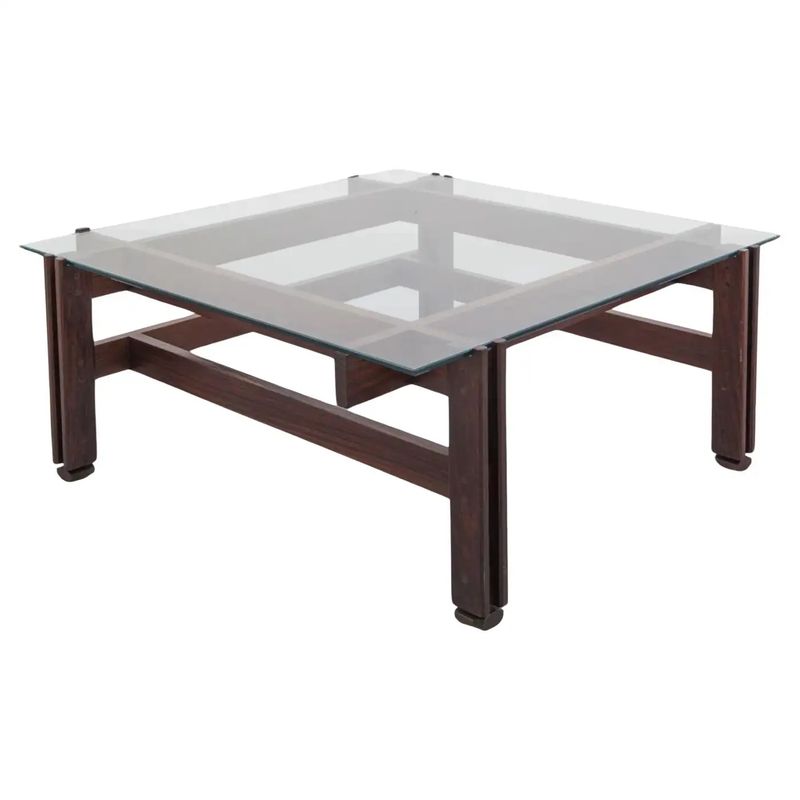 1960s Mid-Century Modern Square 751 Coffee Table by Ico Parisi per Cassina