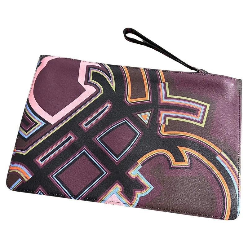 21st Century Multicolored Geometric Pochette by Emilio Pucci