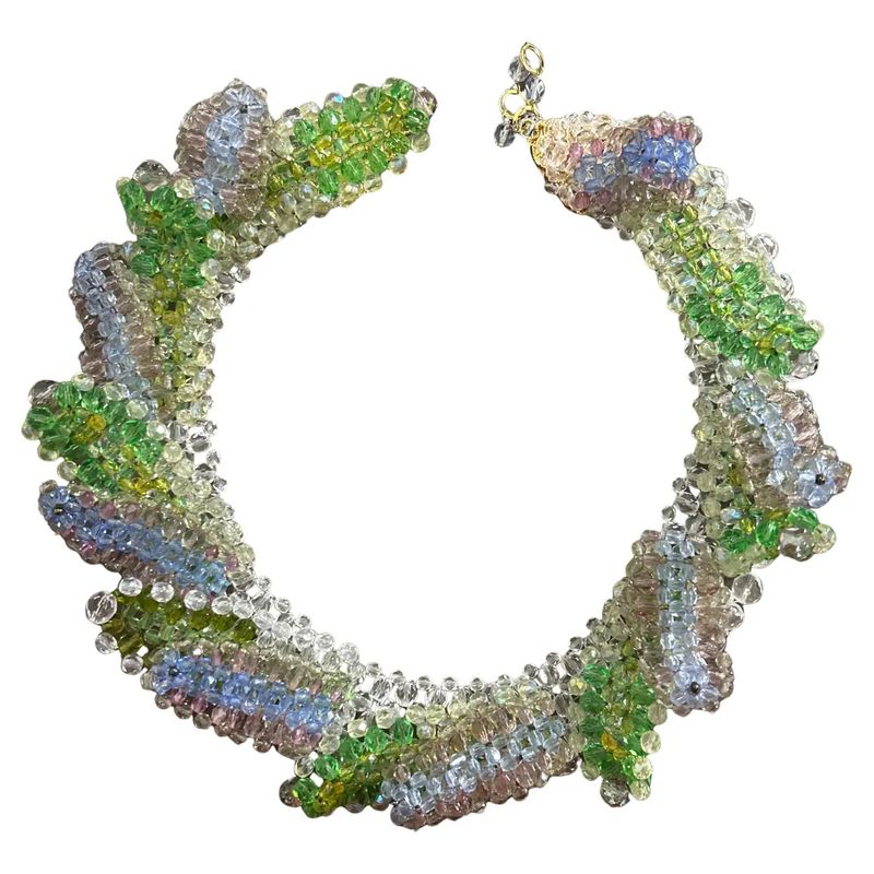 21st Century Iconic Coppola e Toppo Crystal Beaded Necklace