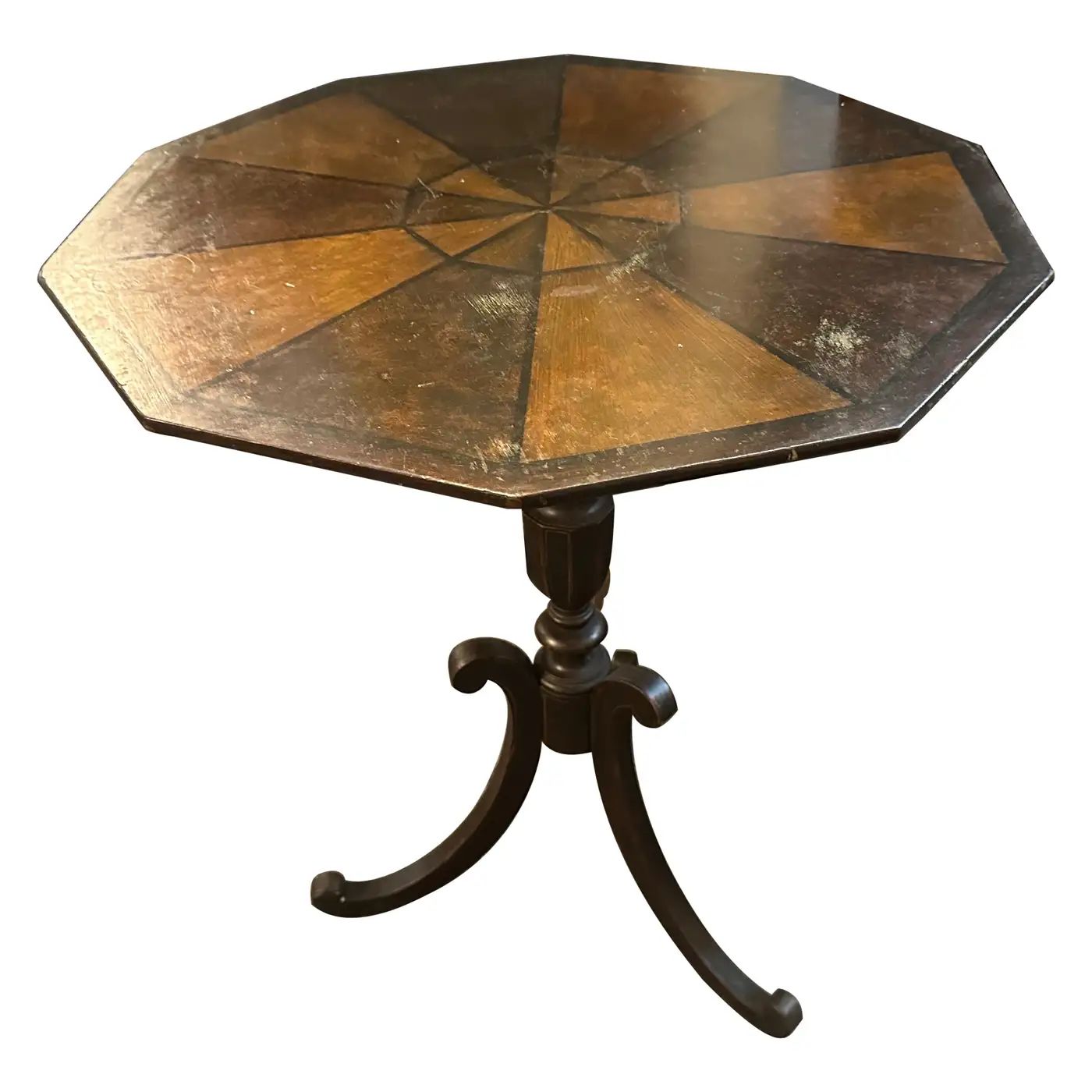 A Louis Philippe Sicilian Octagonal Tilt top Table
