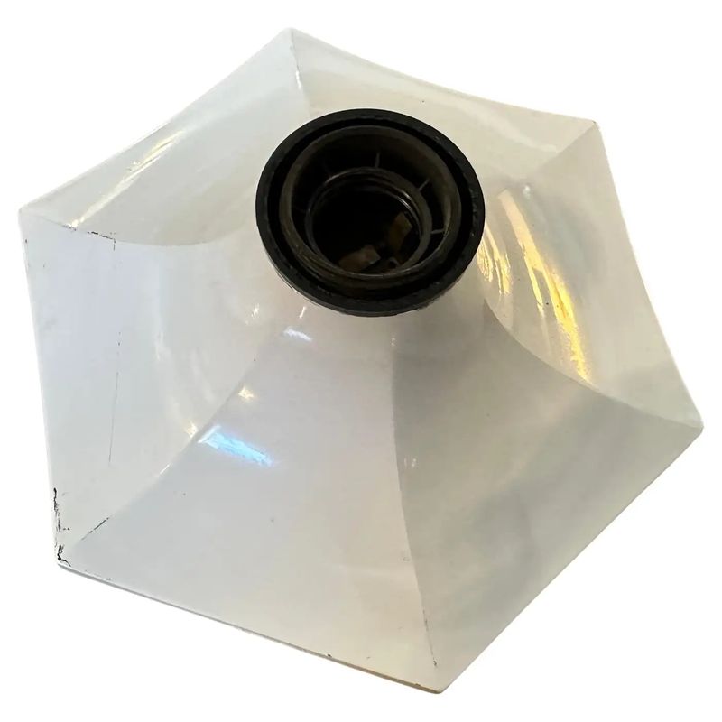 1970s Space Age Fosnova mod. Cloe 508 White Painted Metal Wall Sconce