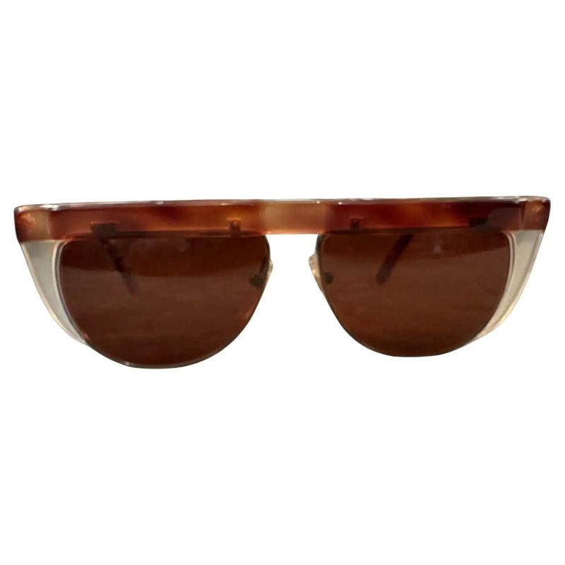 1990s Newer Worn High Quality Italian Sunglasses by Trussardi