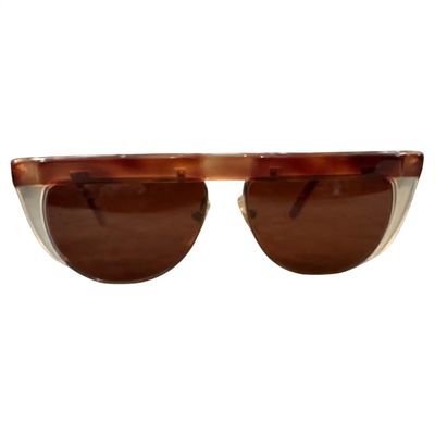1990s Newer Worn High Quality Italian Sunglasses by Trussardi