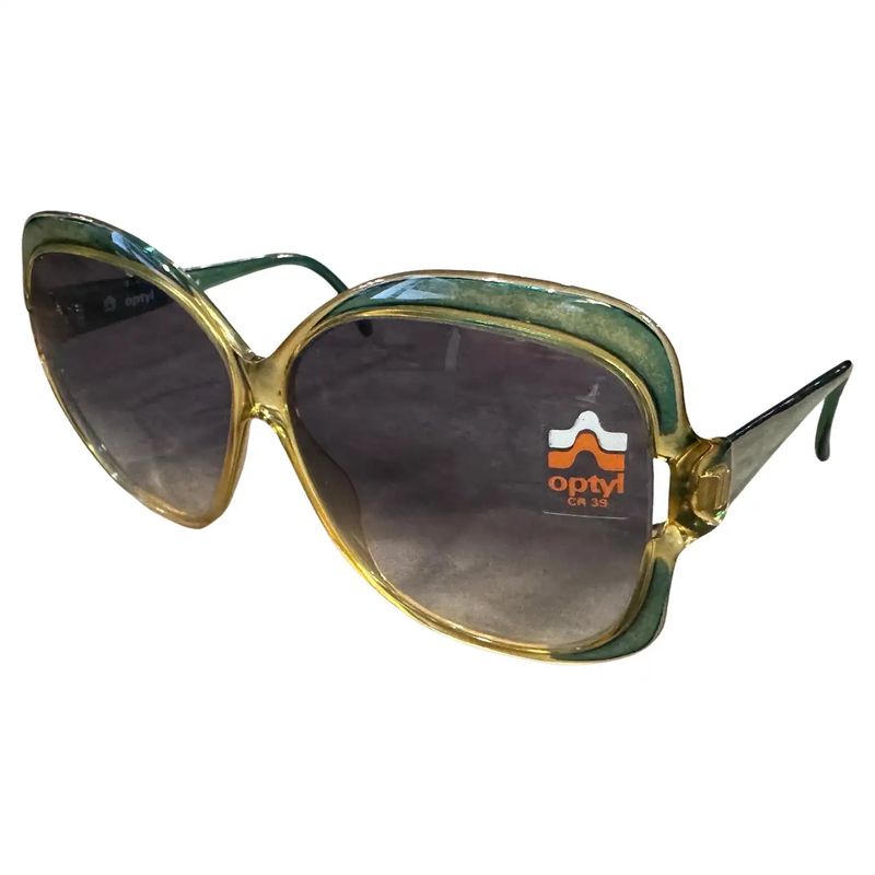 1970s Viennaline Oversized Sunglasses by Optyl