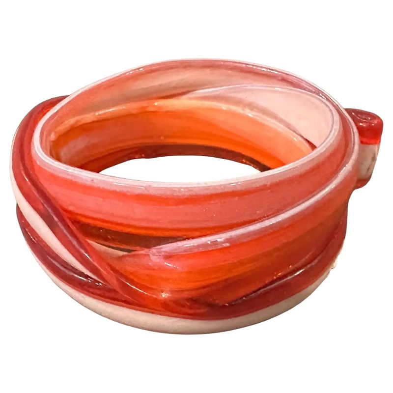 A Vintage 2016 Century Rubber Bangle Bracelet by Gaetano Pesce for Corsi Design