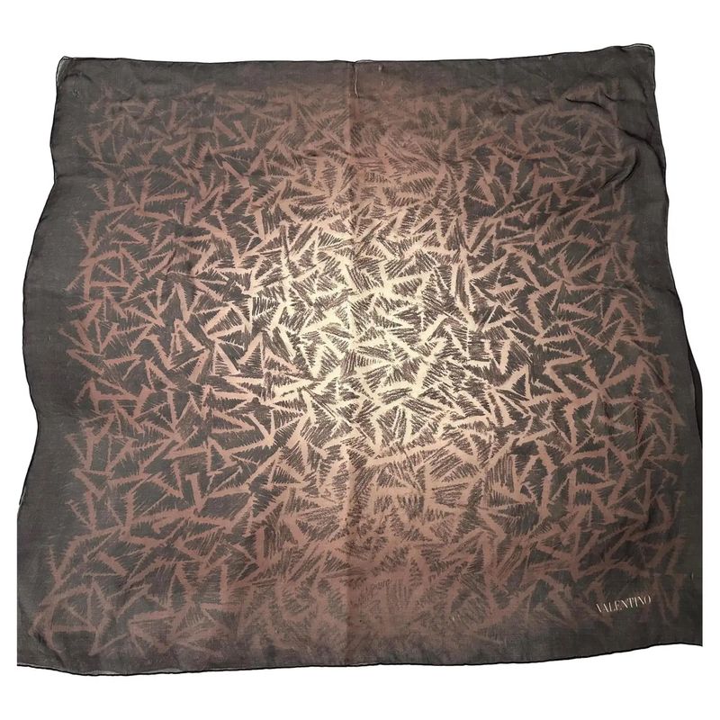 A vintage 1980s Silk Scarf by Valentino