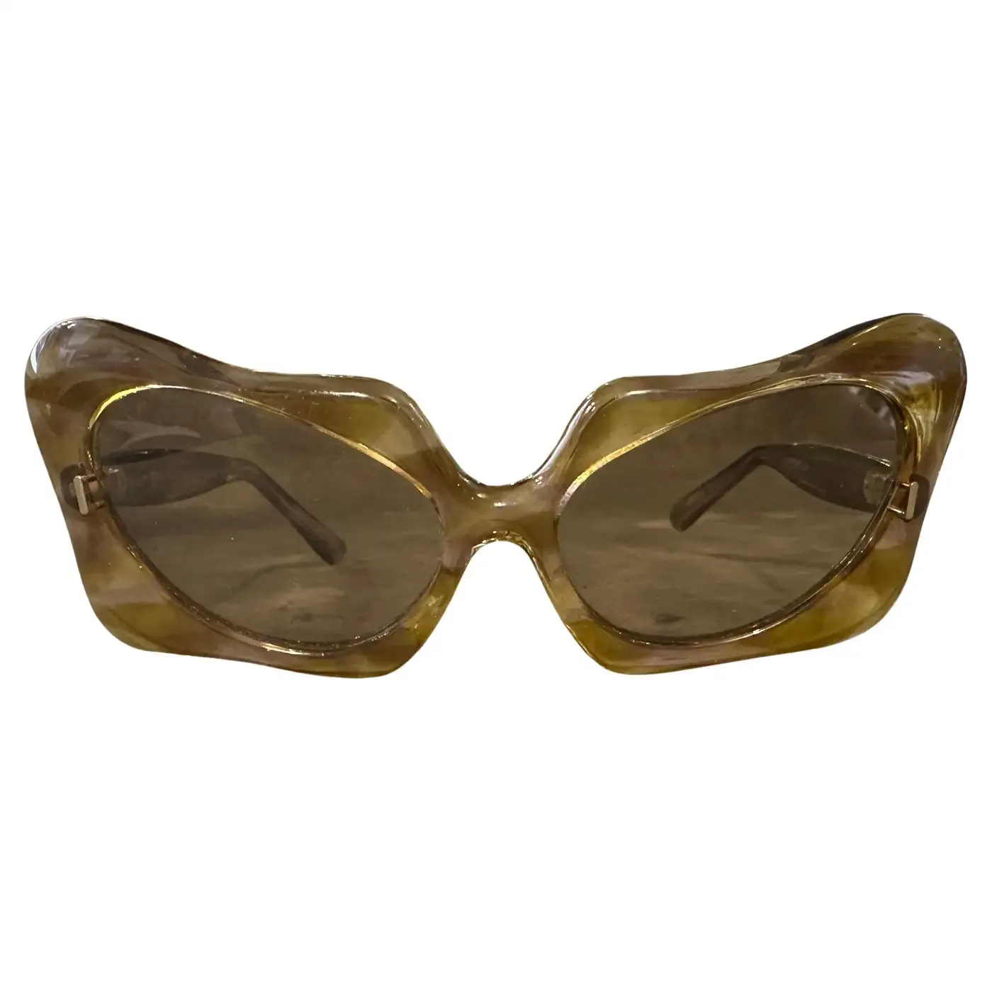 1960s French Riviera Style Amazing French Oversized Sunglasses