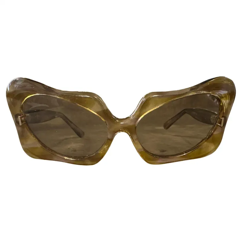 1960s French Riviera Style Amazing French Oversized Sunglasses