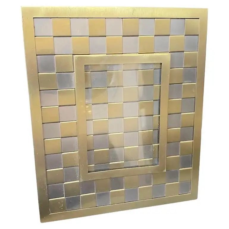 An High Quality 1970s Romeo Rega Style Mid-Century Modern Italian Picture Frame