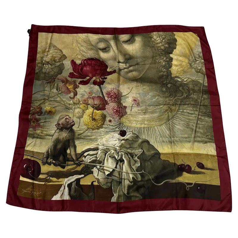 A 21st Century Neoclassical Style Italian Silk Scarves by Yana Movchan