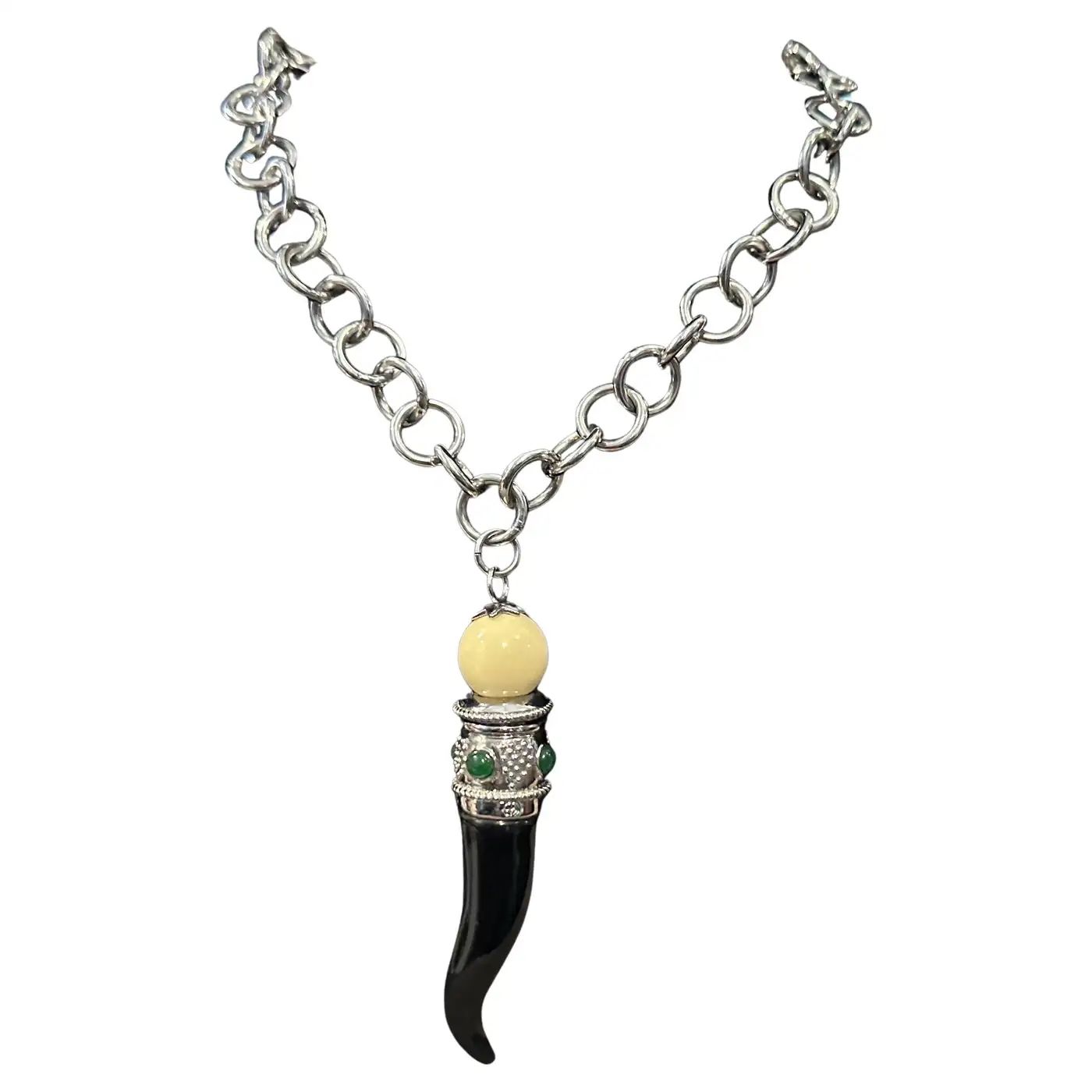 A High Quality 21st Century Costume Jewelry Lucky Horn by Almala