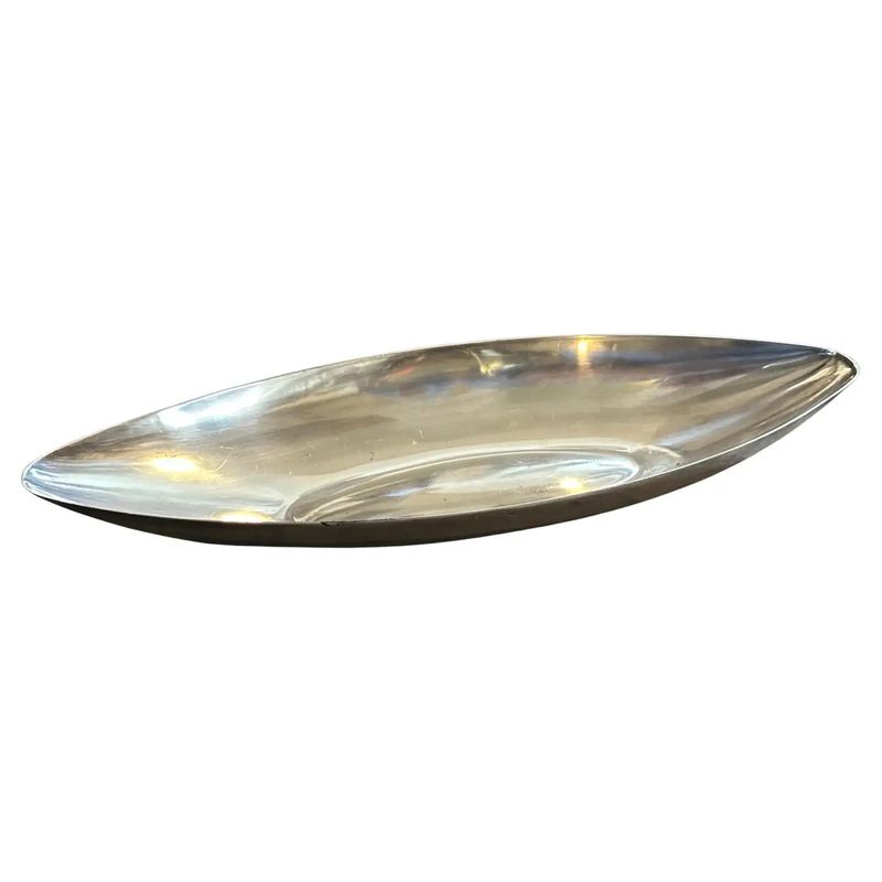 A 1960s Iconic Lino Sabattini for Christofle Minimalist Silver Plated Bowl