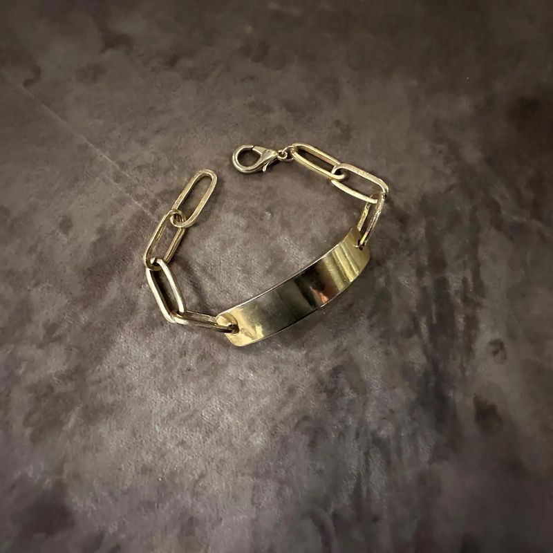 A 1990s Iconic Gilded Metal Bracelet by Emilio Pucci