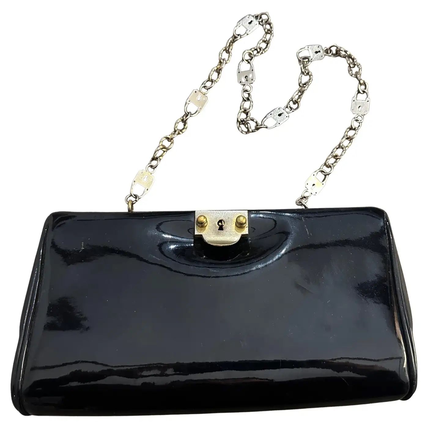 1980s Iconic Venetian padlocks Shoulder Bag by Roberta di Camerino