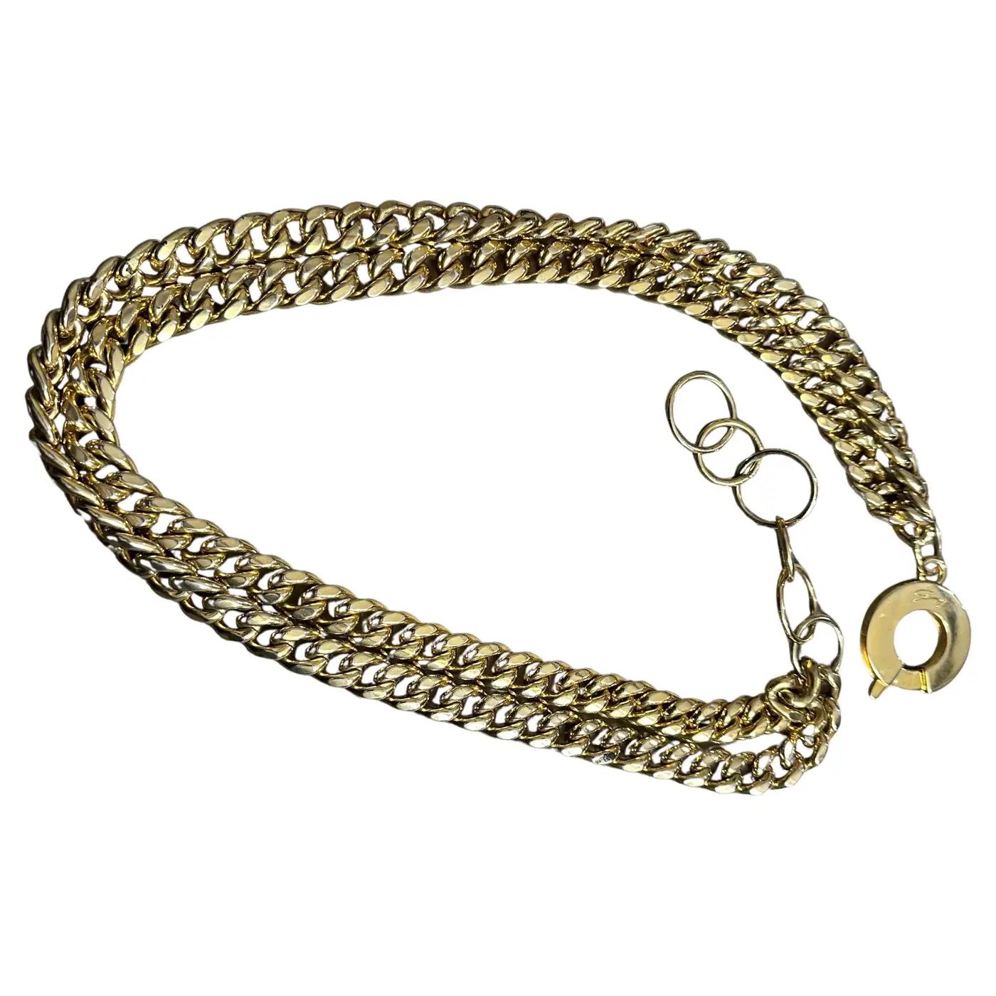 A Stunning 1980s Brass Belt or Chain Necklace by Genny