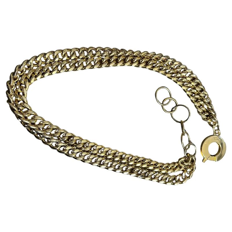 A Stunning 1980s Brass Belt or Chain Necklace by Genny