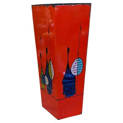 1960s Mid-Century Modern Lacquered Iron Italian Umbrella Stand