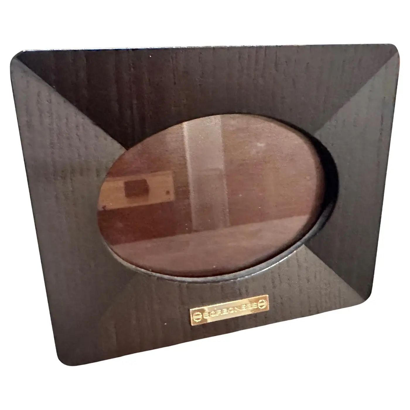 An High Quality 1990s Modern Wood Italian Picture Frame by Borbonese
