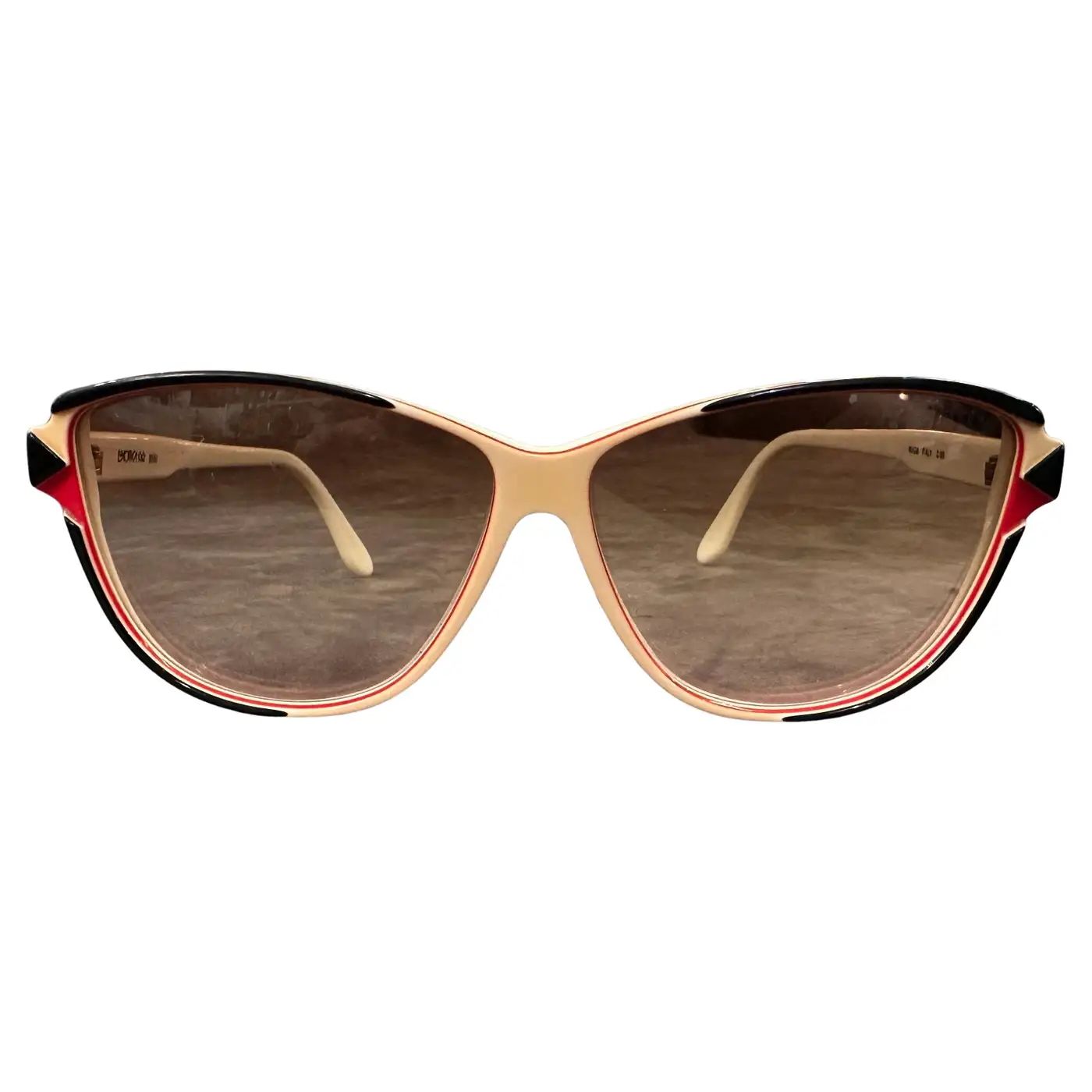 1970s Vintage Oversized Italian Sunglasses by Luxottica