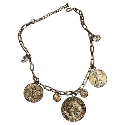 1990s Gold-Tone Costume jewelry Italian Charms Necklace