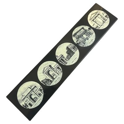 1960s Mid-Century Modern Cigarette Box Le Porte Di Milano by Piero Fornasettì