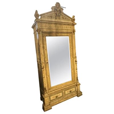 Louis Philippe Lacquered Wood Sicilian Noble Wardrobe