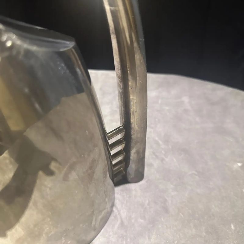 A 1989 Minimalist Silver Plated Fenice Coffee Pot Designed by Lino Sabattini