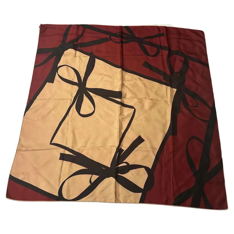1990s Classic Silk Scarf by Valentino