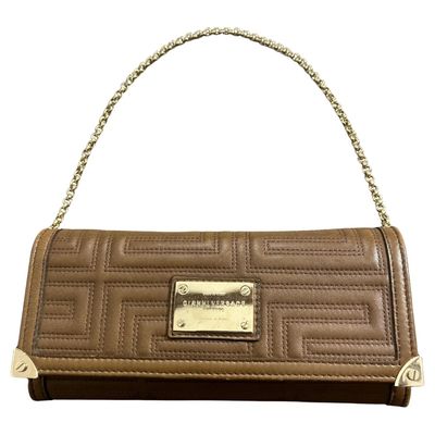 21st Century Gianni Versace Couture Mini Geometric Leather Shoulder Bag