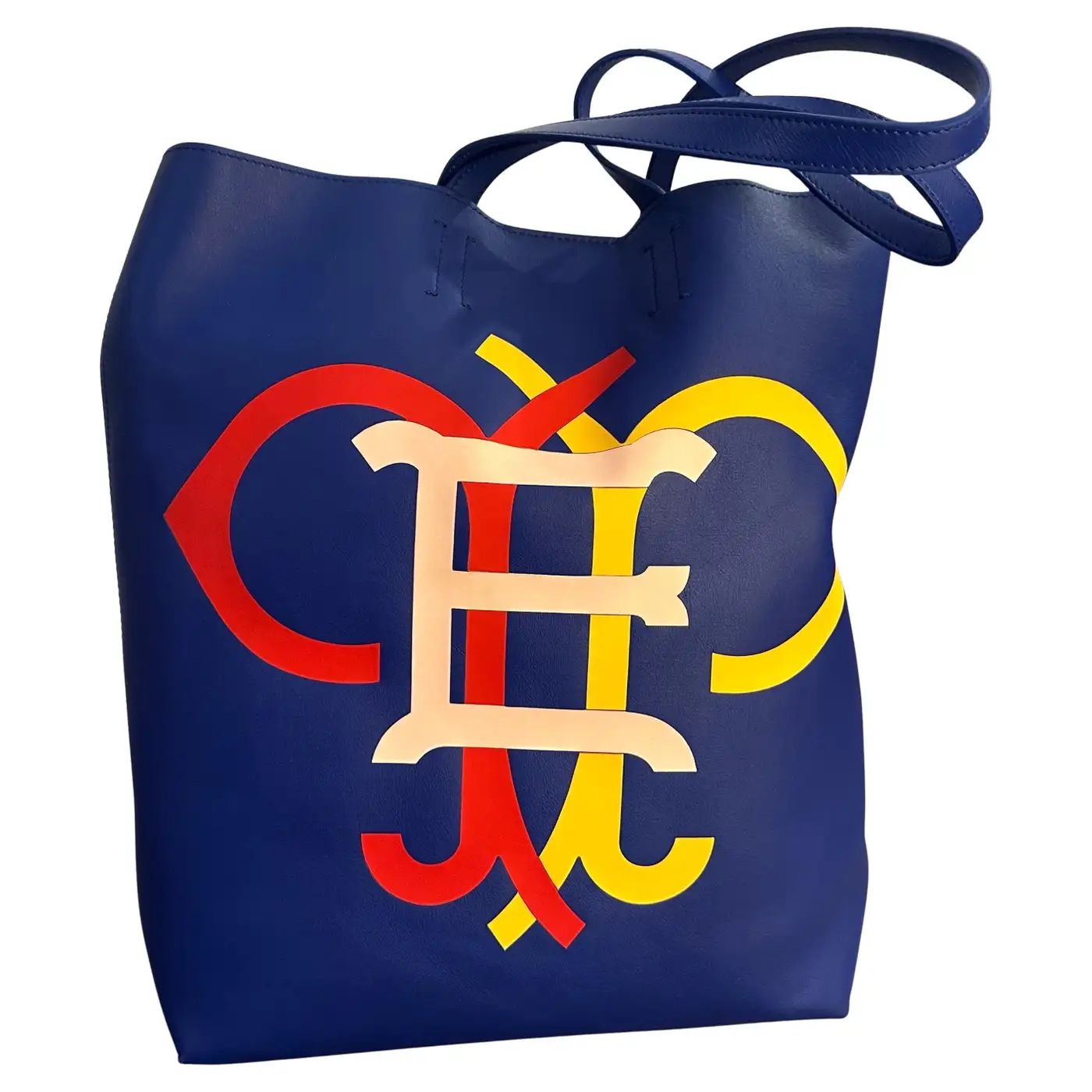 21st Century Never used Blue Leather Emilio Pucci Tote Bag 21st Century Never used Blue Leather Emilio Pucci Tote Bag