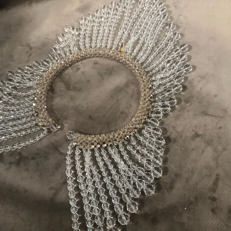 Iconic 21st century Beaded Crystals Multistrand Necklace by Coppola e Toppo