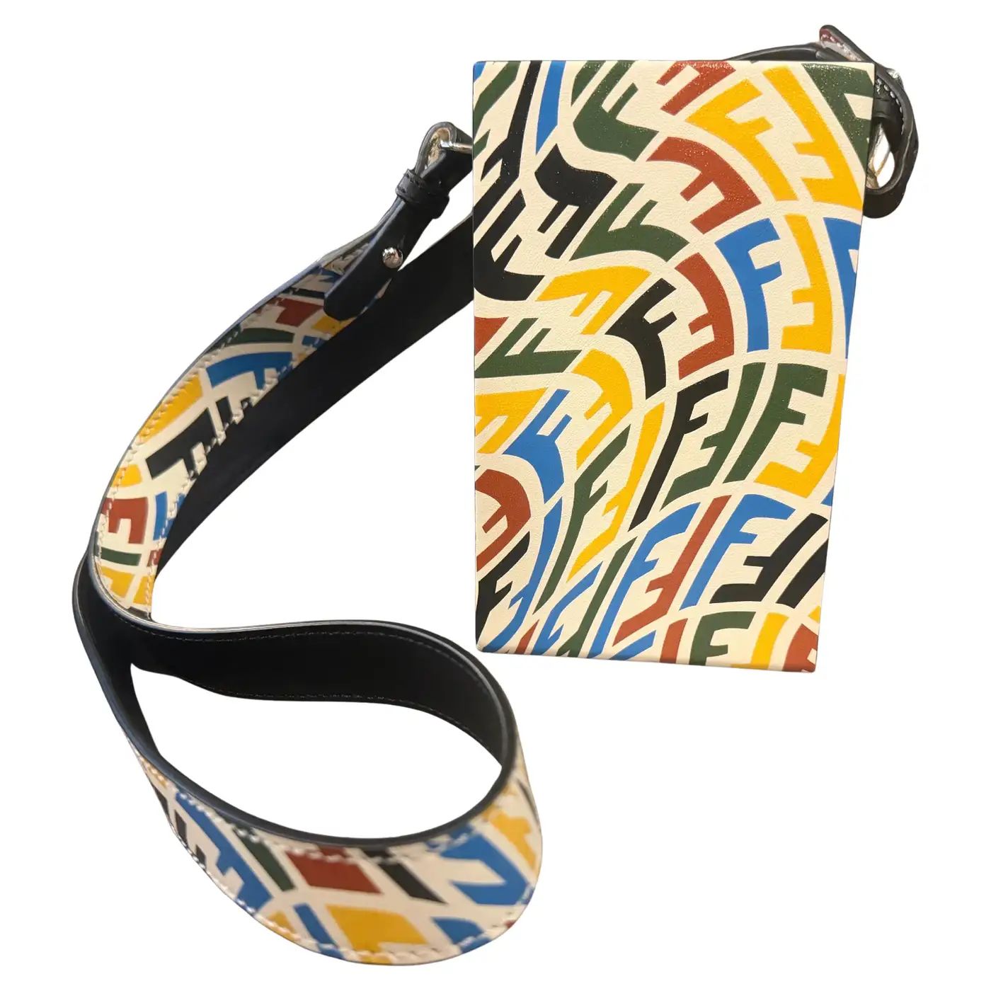 21st Century Vertical White Vertigo Box Shoulder Bag by Fendi For Sarah Coleman 21st Century Vertical White Vertigo Box Shoulder Bag by Fendi For Sarah Coleman