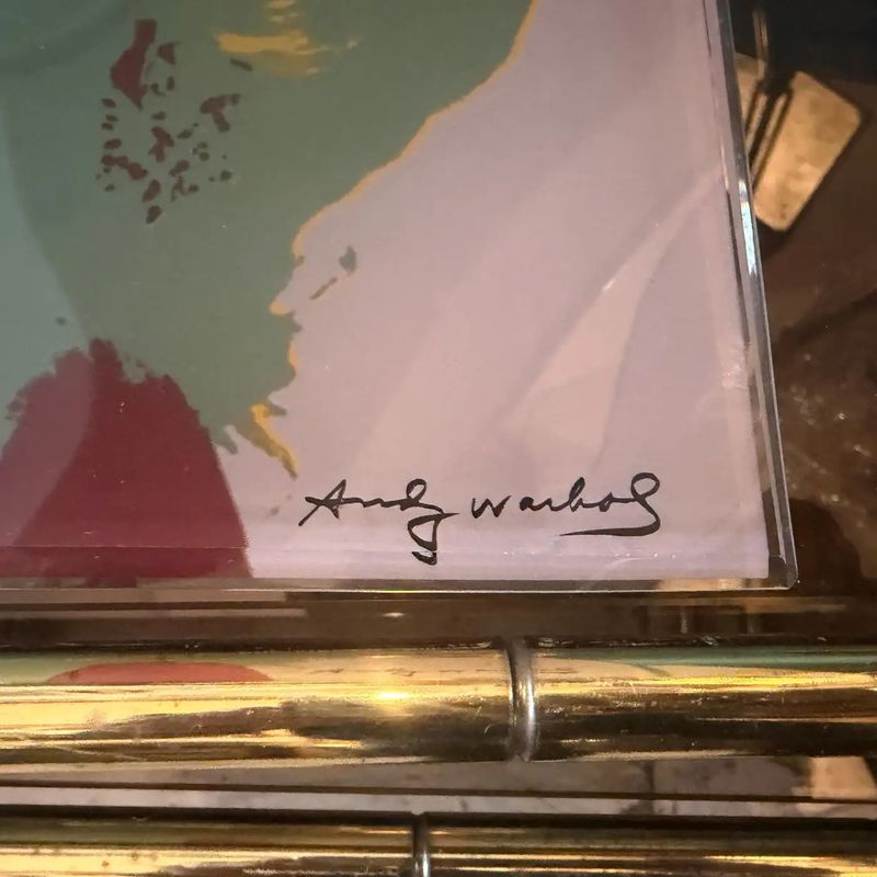 1990s Pop Art Marylin Monroe Glass Tray Signed by Andy Warhol for Rosenthal