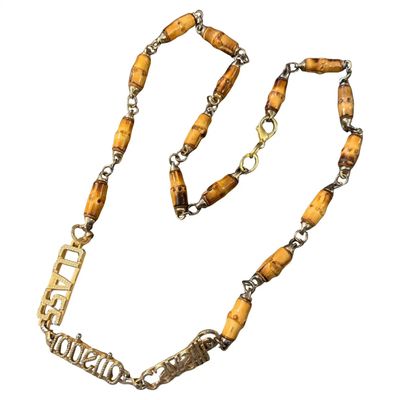 2000s Amazing Brass and Bamboo Chain by Class Roberto Cavalli