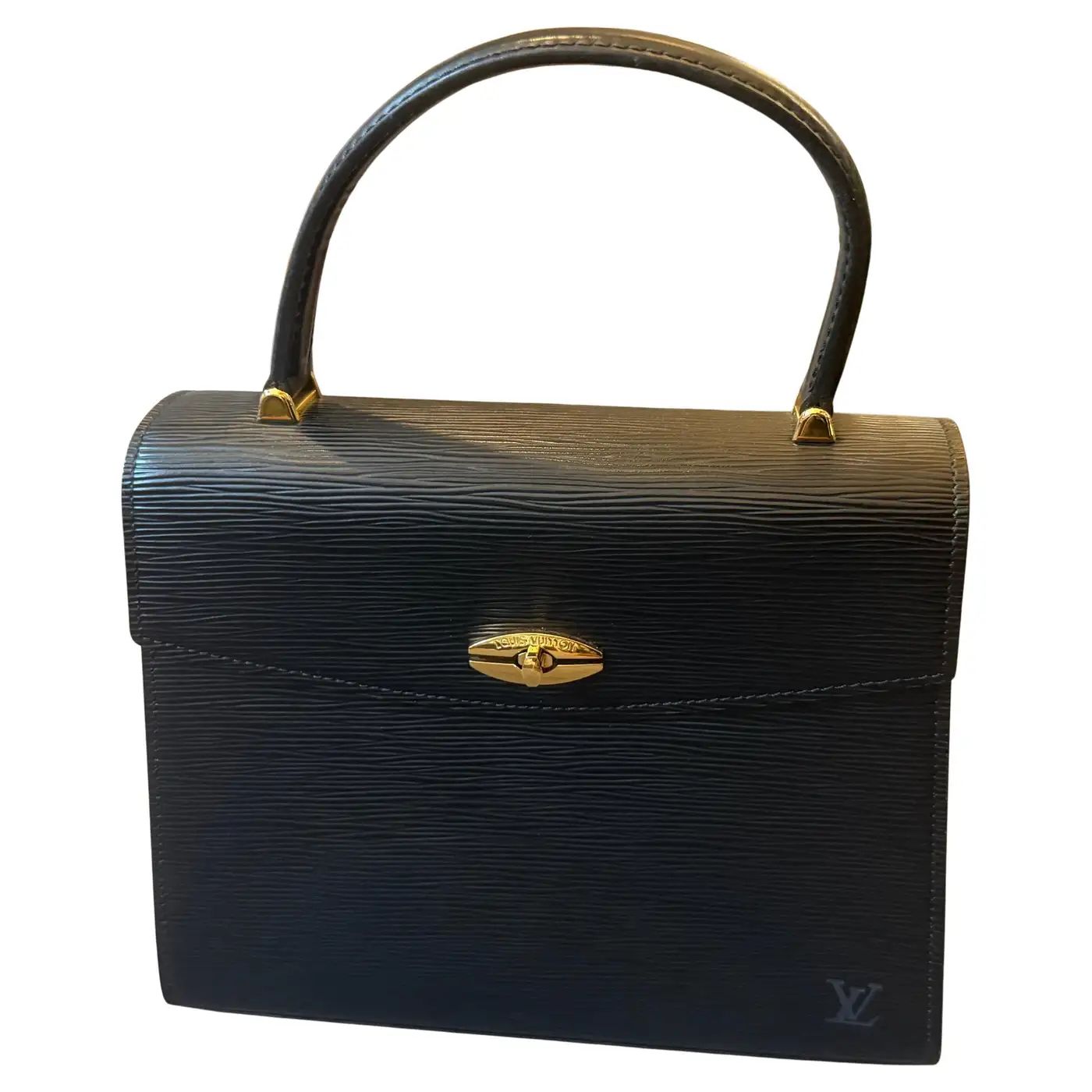 1980s Vintage Louis Vuitton Speedy 30 in Noir Epi Leather 1980s Vintage Louis Vuitton Speedy 30 in Noir Epi Leather