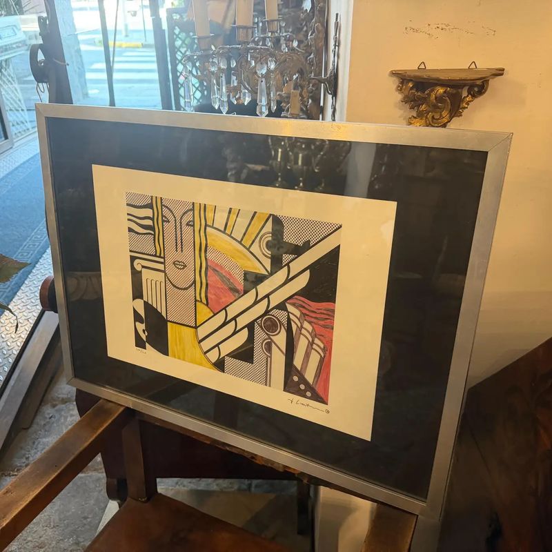 21st Century Framed Pop Art 100/150 Lithograph Modern Art by Roy Lichtenstein
