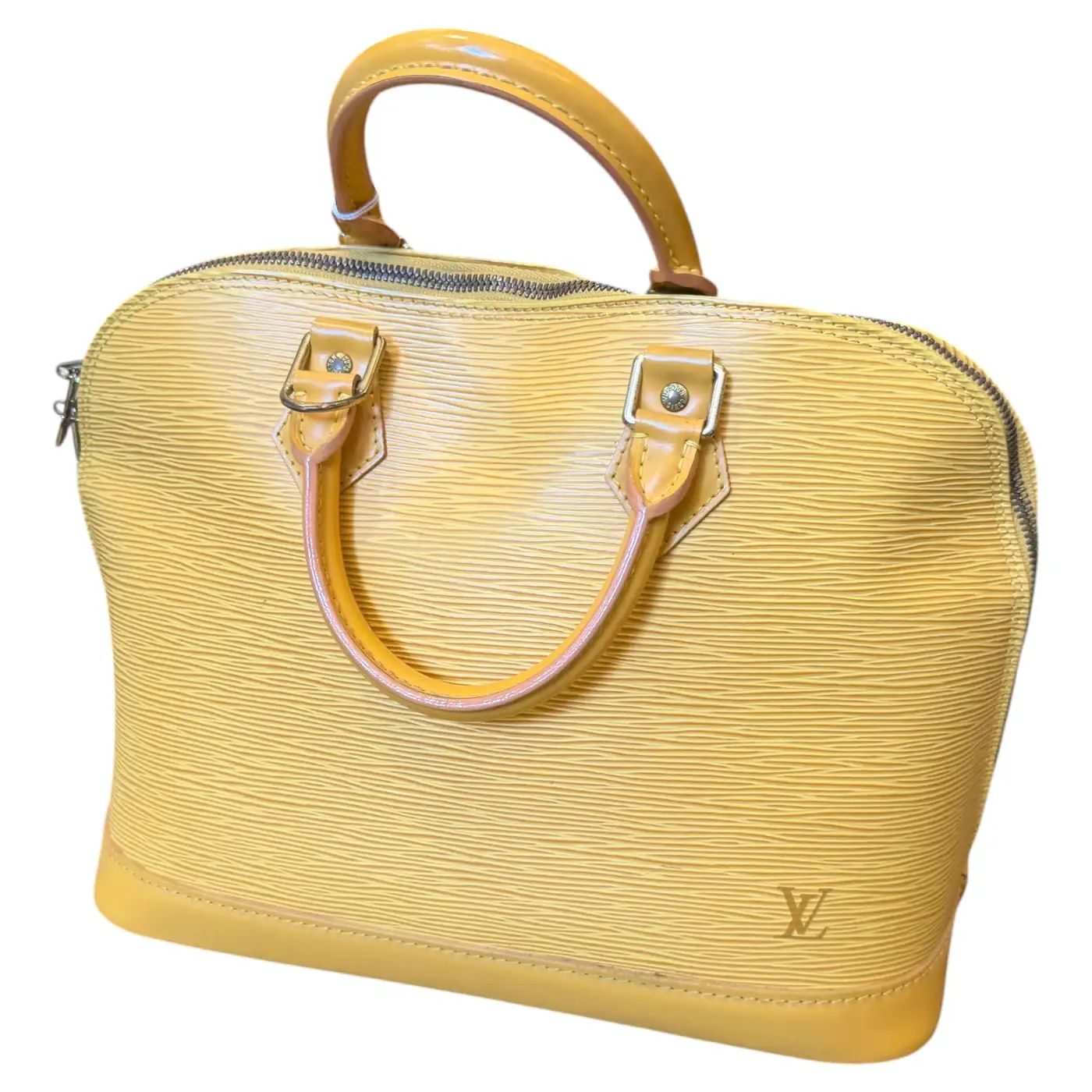An Iconic 2007 Louis Vuitton Alma Yellow Epi Leather Hand-Bag