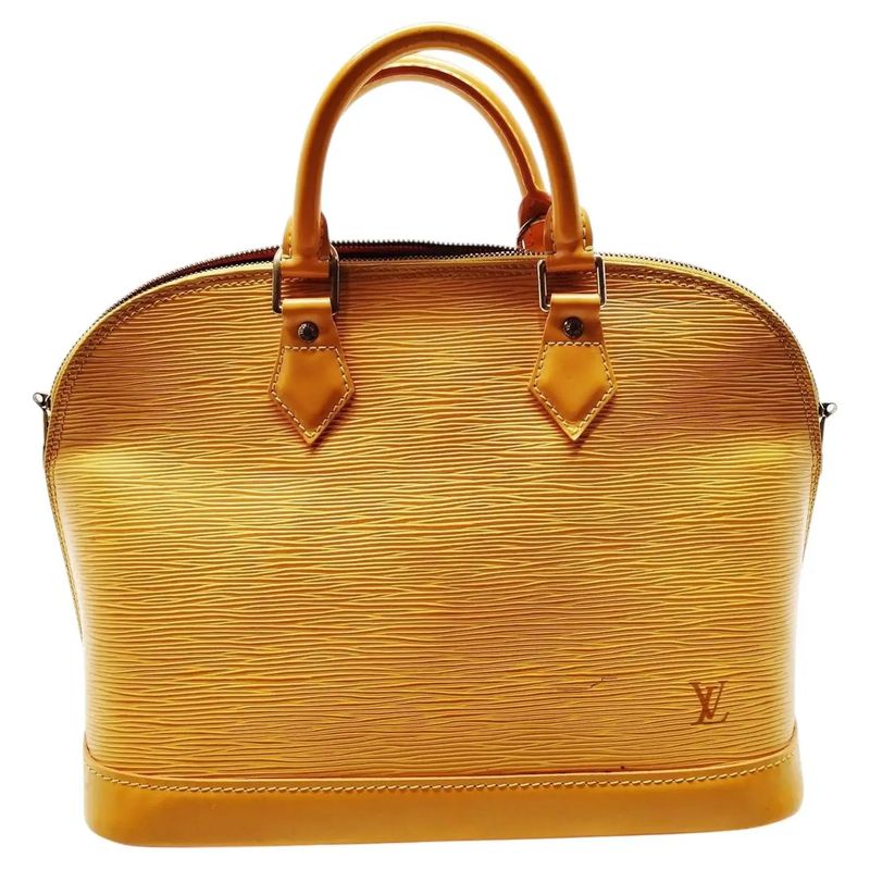 An Iconic 2007 Louis Vuitton Alma Yellow Epi Leather Hand-Bag