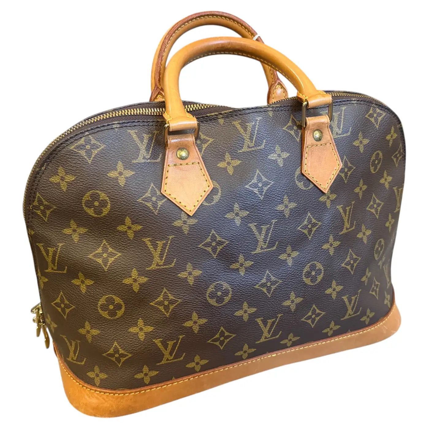 A Late 20th Century Louis Vuitton Monogram Canvas Alma Hand-Bag