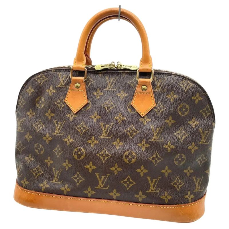 A Late 20th Century Louis Vuitton Monogram Canvas Alma Hand-Bag