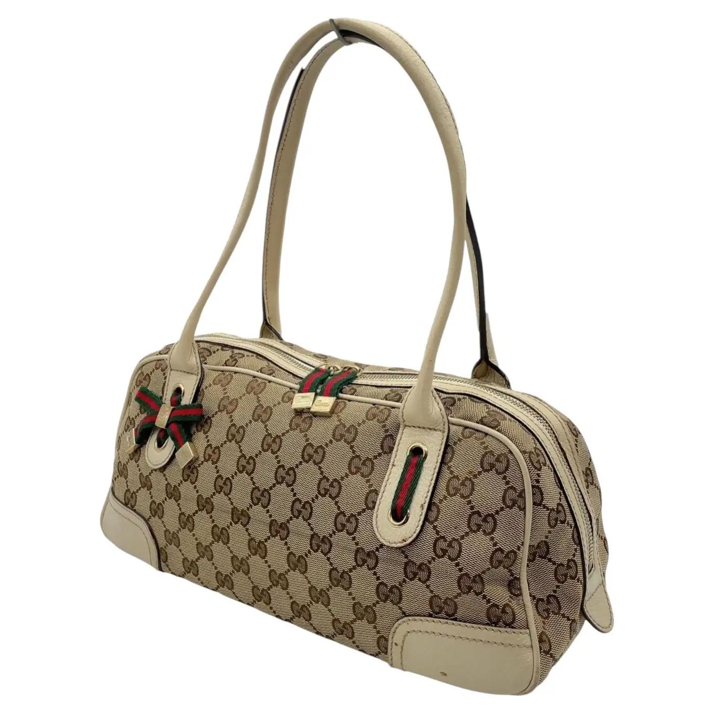 A 2006 Gucci Princy Sherry Line GG Canvas Shoulder Bag A 2006 Gucci Princy Sherry Line GG Canvas Shoulder Bag