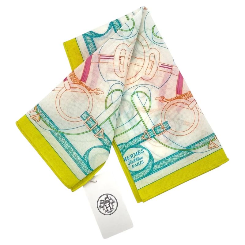 A 21st Century New Hermès Silk Scarf "Eperon d'or" by Henry D'Origny